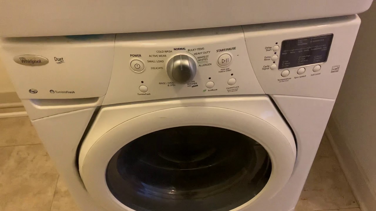 Whirlpool Duet Dryer Diagnostic Mode