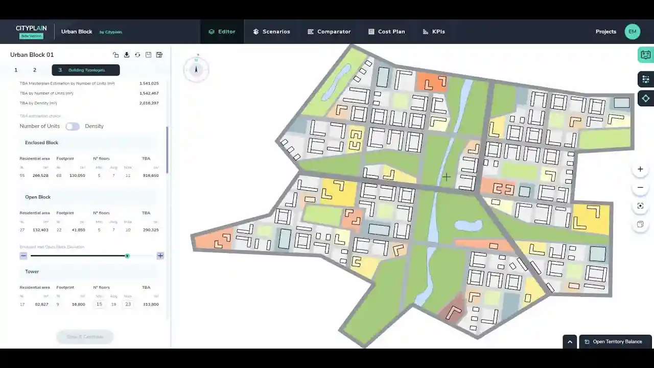 Ai Designer Tool for a City Layout