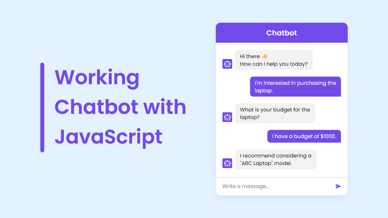 Html Css Template for Ai Chatbot